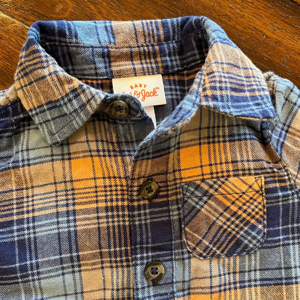 Cat & Jack Plaid Jumpsuit - Picture 4 of 6